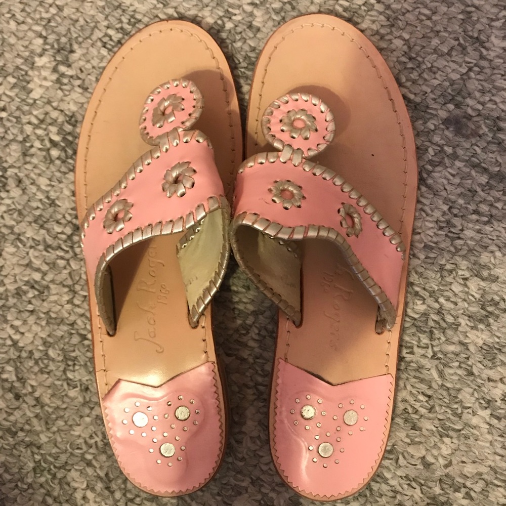 Baby pink Jack Roger sandal